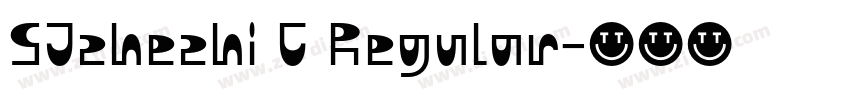 SJzhezhi C Regular字体转换